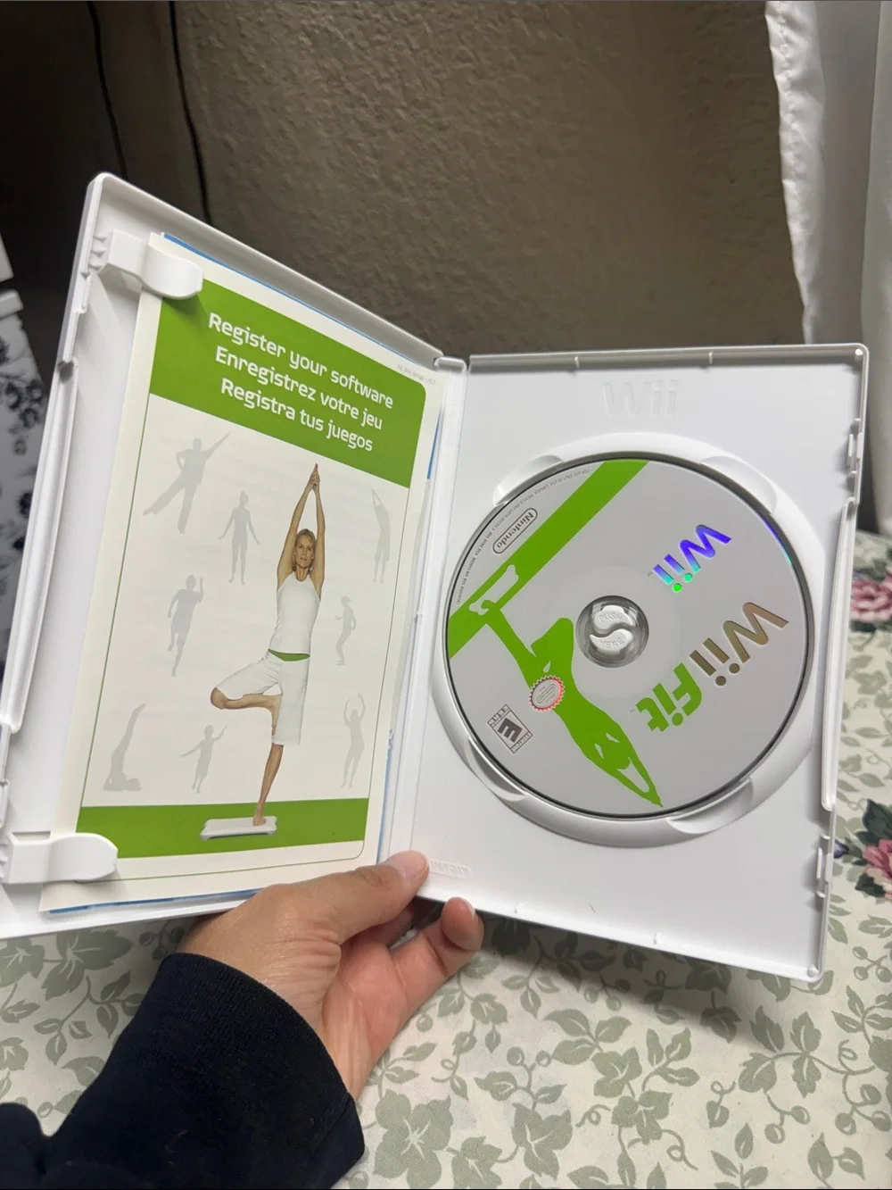 Nintendo Wii Fit CD game includes instruction booklet